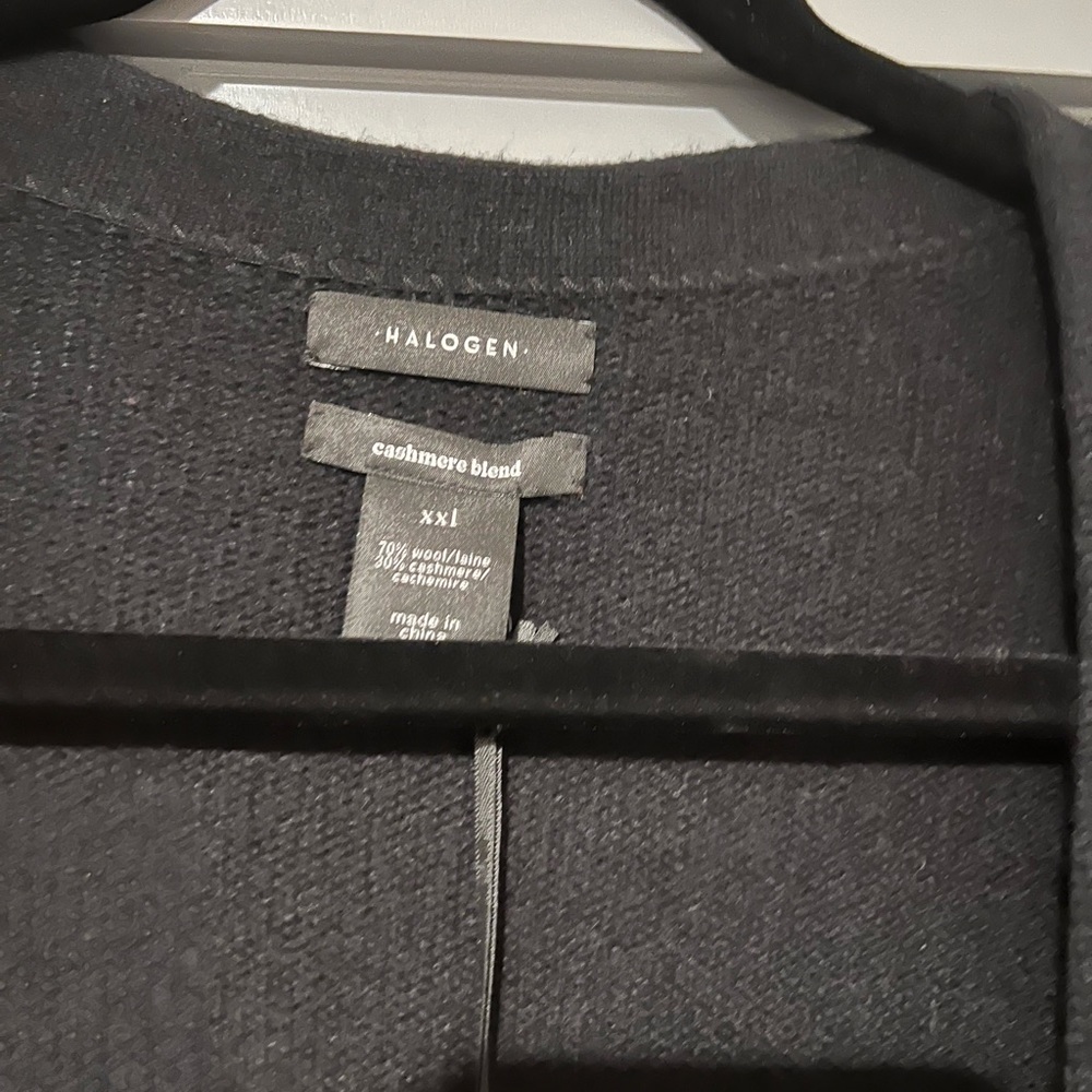 Halogen cashmere long sweater